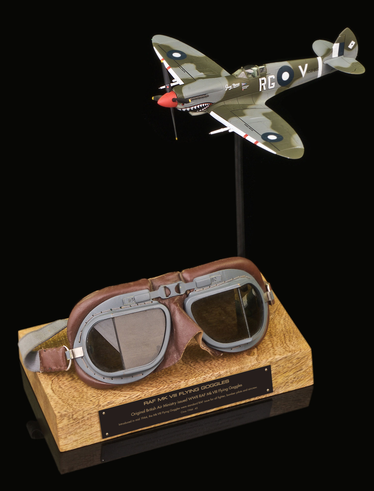 AIR MINISTRY ISSUED MK VIII RAF FLYING GOGGLES